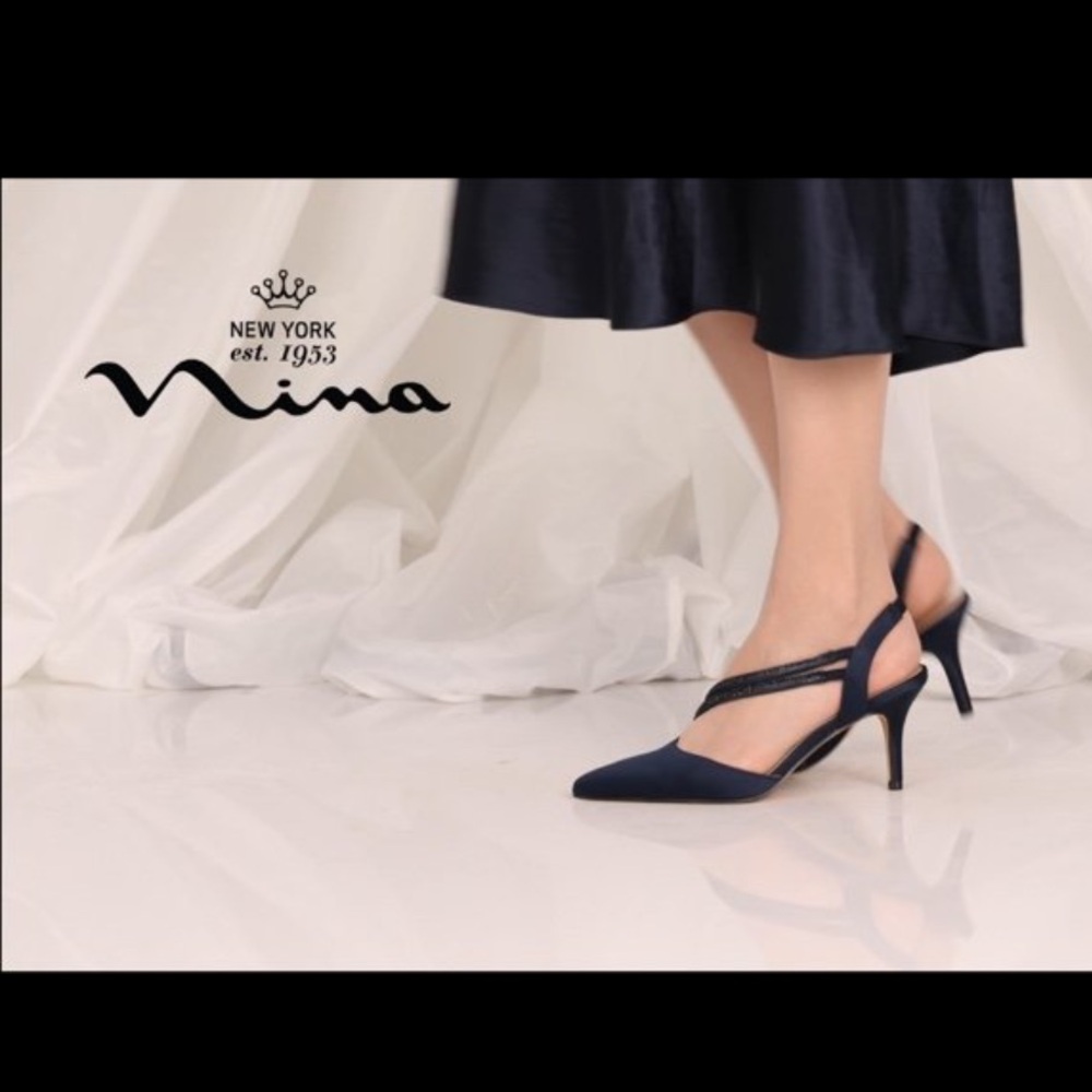 Nina size 8 women’s kitten heel - black glam suede |retails $90 - Picture 7 of 8